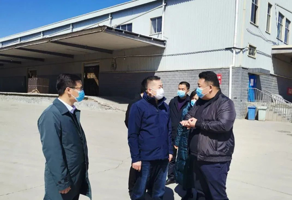 赤峰市港口物流办光临多宝电竞济北园区领导工作