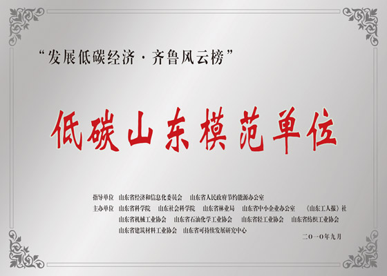 低碳山东圭表单元